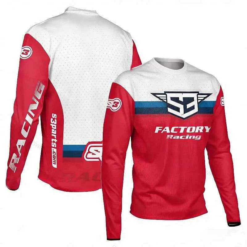 Summer New Long Sleeve Fast-Drying Mountain Bike Riding Vest for Motocross Off-Road Cycling