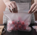 Silicone Food Storage Containers – Stand-Up Zip-Shut Bags