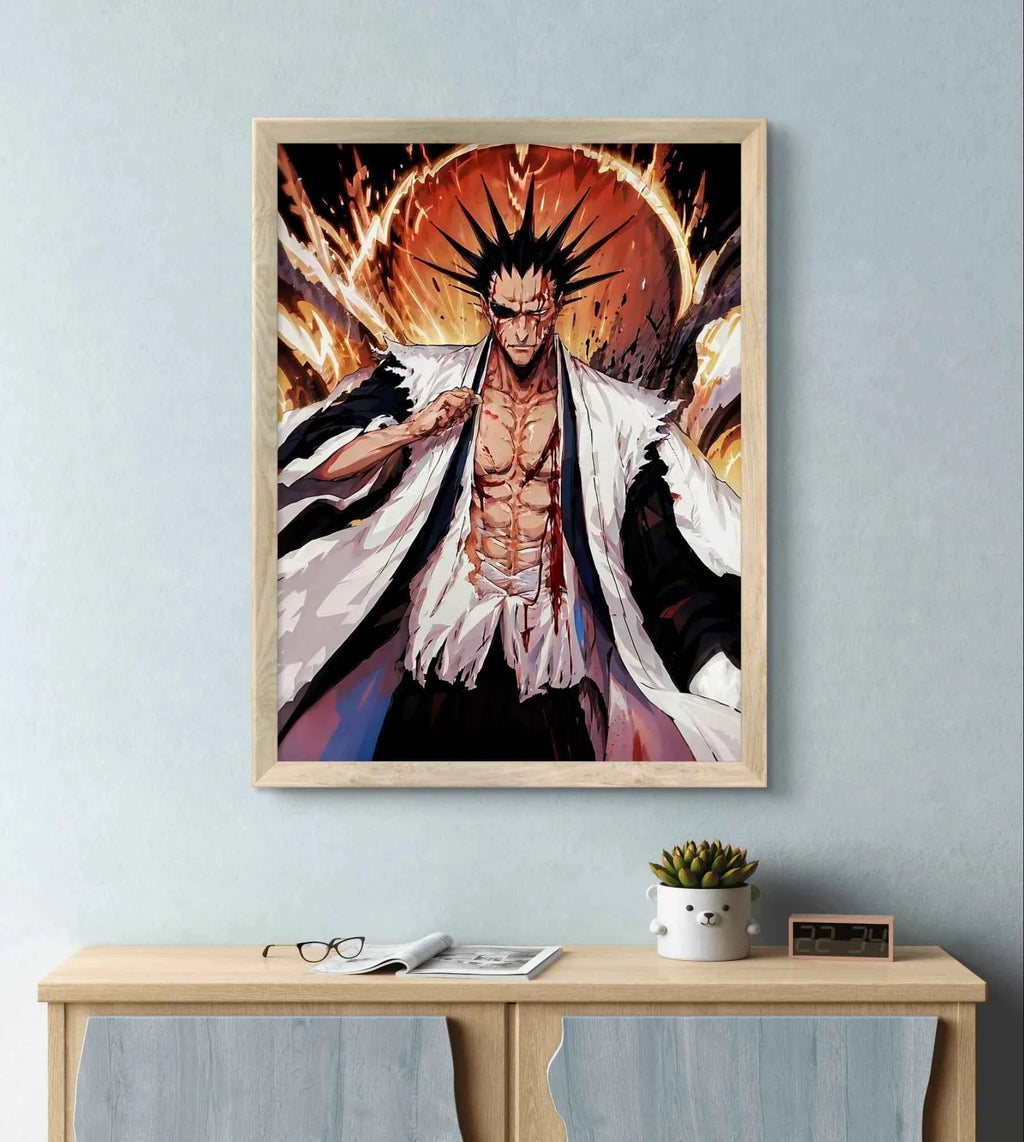 BLEACH DIY Diamond Painting Kurosaki Ichigo Zaraki Kenpachi Poster Hand Diamond Embroidery Home Room Decor Kids DIY