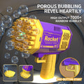 40 hole handheld light bubble gun