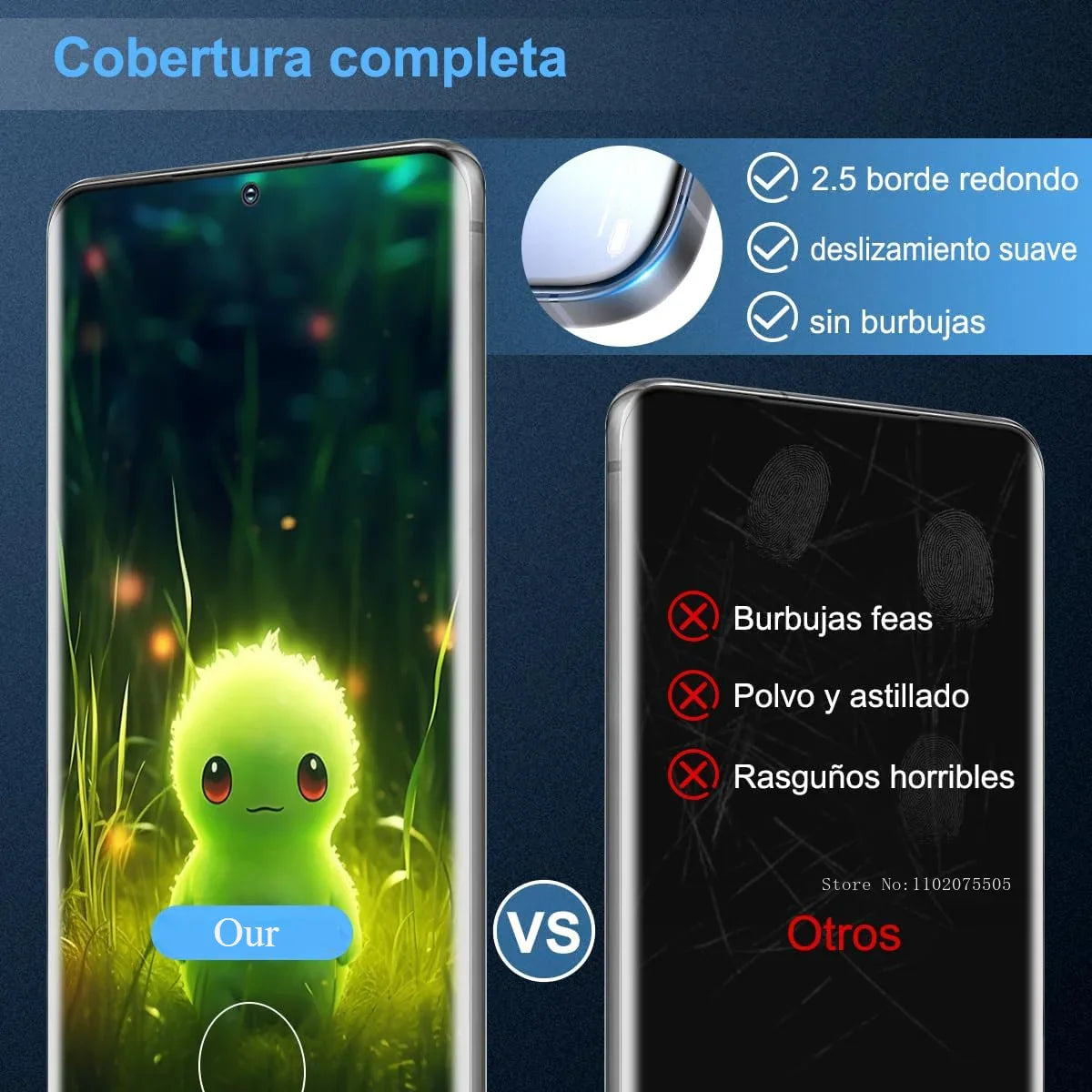 5Pcs Curved Screen Protector For Samsung Galaxy S21 S22 S23 S24 S20 Ultra 5G Tempered Glass For Samsung Note 10 20 S10 S9 Plus