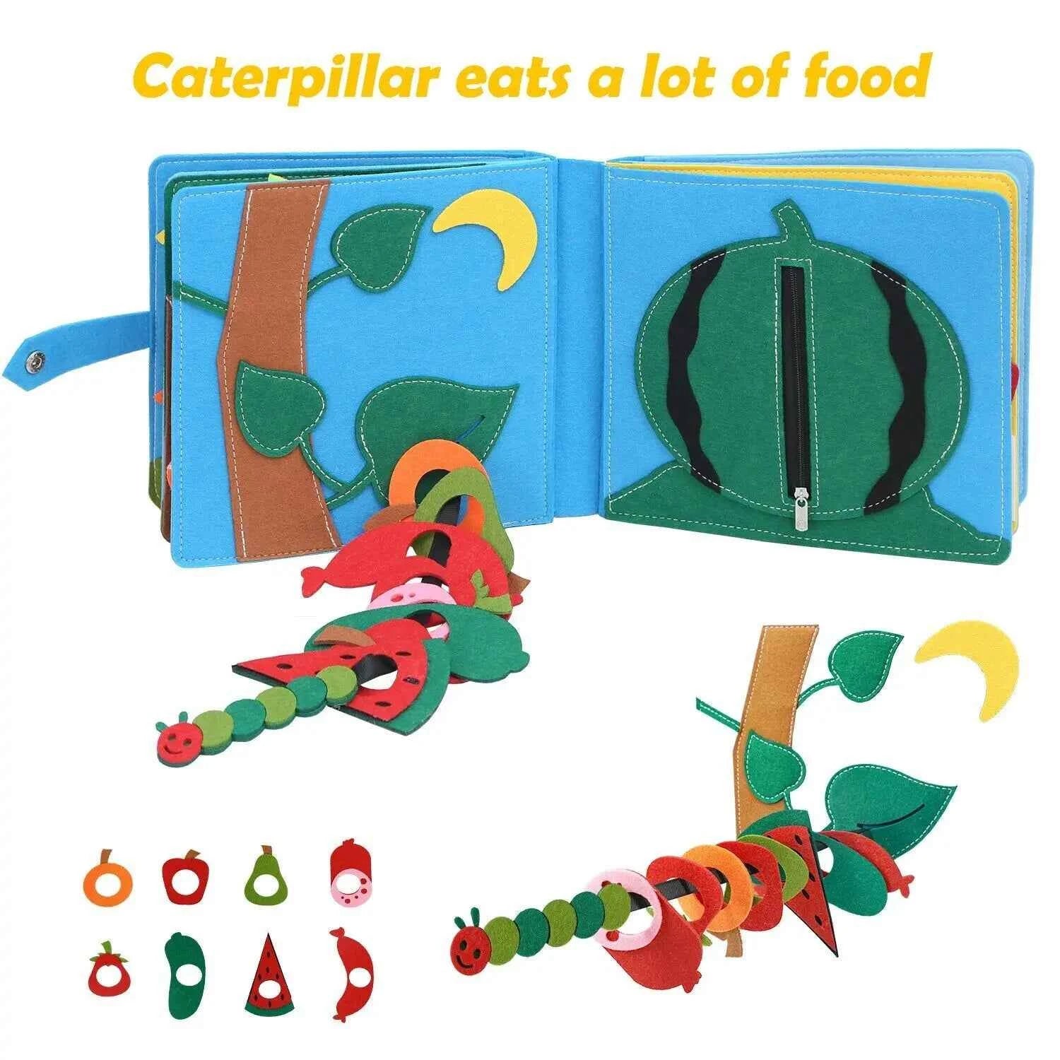 Toddlers Montessori Toys Busy Board Farm Animal Scene Storytelling Activity Toy Quiet Book Felt Activity Educational Sensory Toy