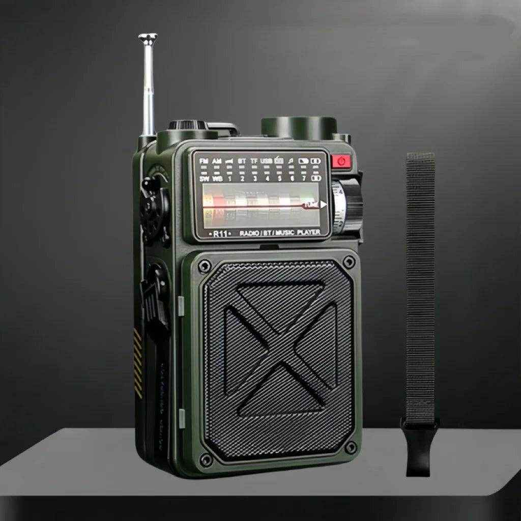 Hand-Crank Generator & Solar Power Bank