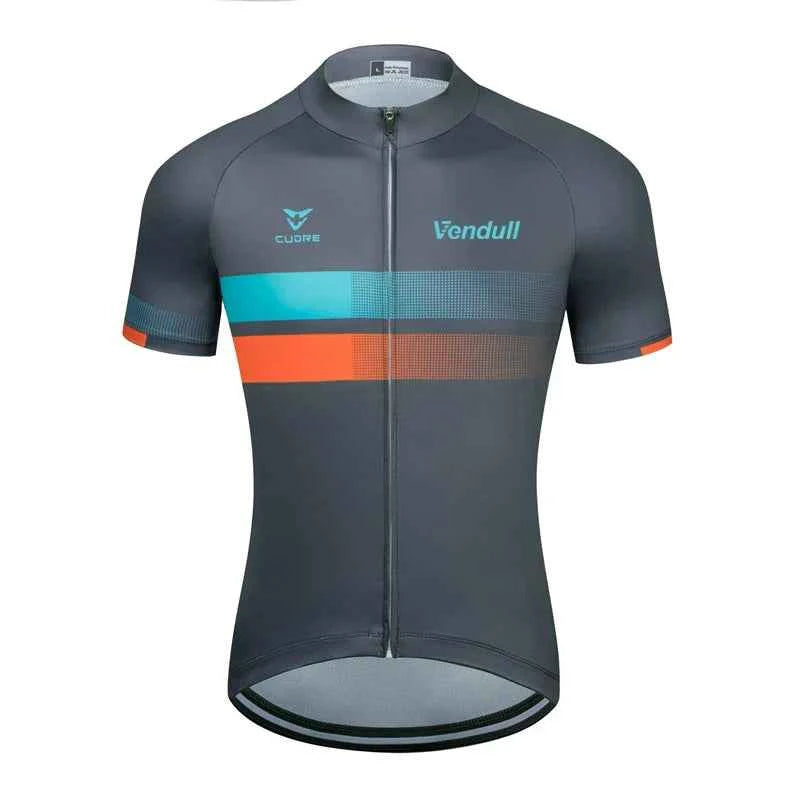 2026 New VENDULL Men Cycling Jersey Cycling Racing Tops Short Sleeve Cyclist Clothes Shirt Maillot Summer Bicycle Bike Wear