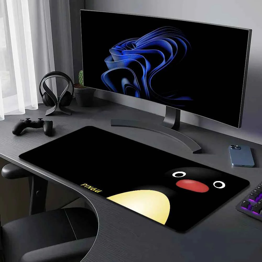 Mousepads Penguin Pingu Mat Non-slip Lockedge Office Student Gaming Thickened Large Writing Pad Cushion Mouse Pad