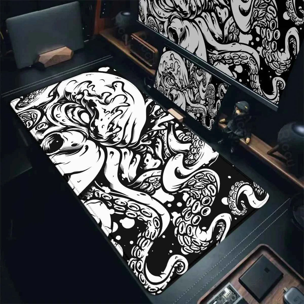 Octopus Monster Mouse Pad Large Size Gamer Keyboard Desk Mats Computer Table Gaming Mat XXL Extended Mausepad Office Accessories