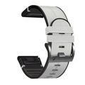 26mm 22mm Strap Bracelet For Garmin Fenix 7 7X 6 6X Pro 5X Plus 3HR 945 955 Tactix Bravo Delta Mk2i Leather Silicone Watch Band