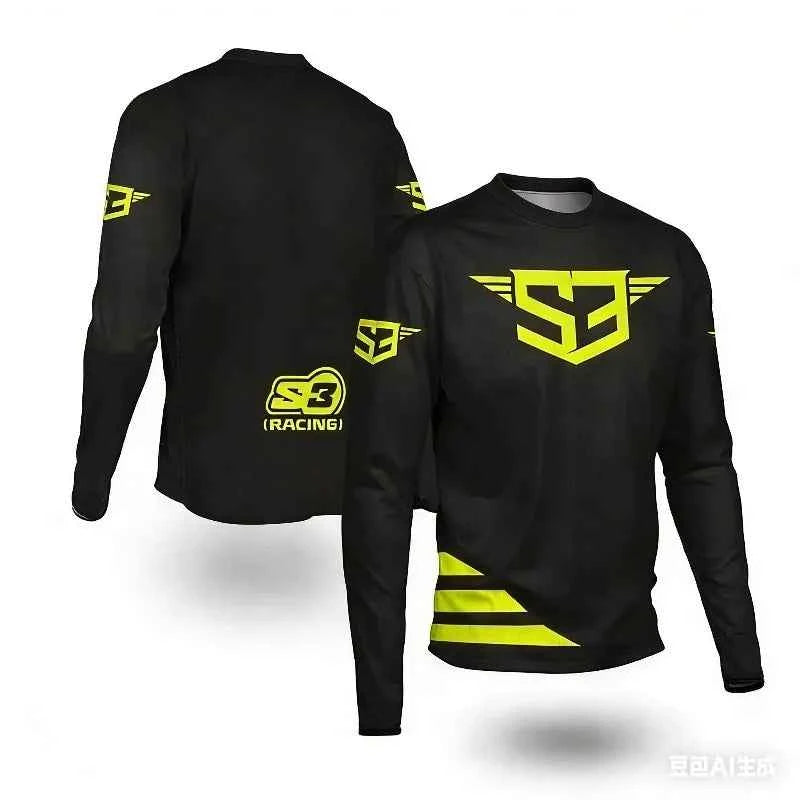 Summer New Long Sleeve Fast-Drying Mountain Bike Riding Vest for Motocross Off-Road Cycling
