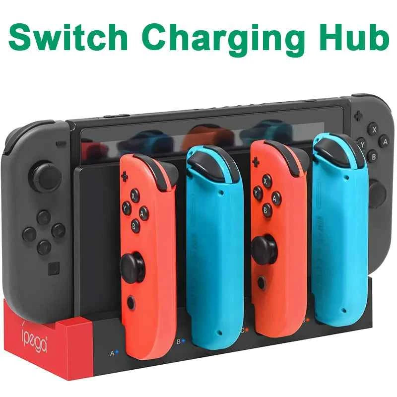 Nintendo Switch JoyCon Charging Dock Hub USB Controller Charger Dock Stand Station Holder Switch NS JoyCon Game Charging Hub