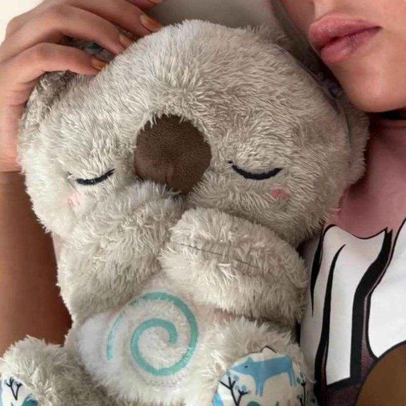 Anxiety Relief sleeping Koala Breathing Plush Toy