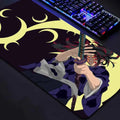 Anime Kawaii Demon Slayer Kokushibo Game Large Mouse Pad PC Accessories Anti Slip Keyboard Rubber Mousepad Office Soft Table Mat