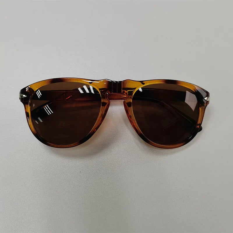 TAC UV400 Polarized Pilot Sunglasses Vintage Brand Design Men Women Luxury Glasses Mirror Sports Gafas De Sol with Metal Hinge