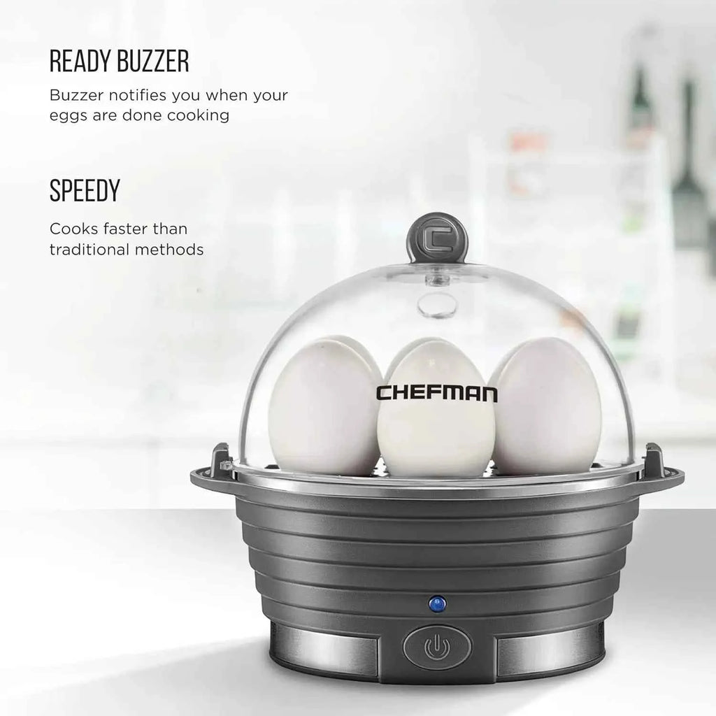 🍳 6‑Egg Rapid Electric Cooker – Steam, Poach & Boil with Ease