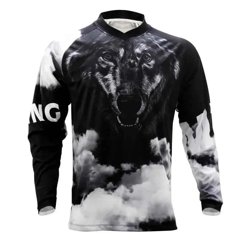 Quick Dry Summer MTB Jersey Short Sleeve Downhill T Shirt Cycling Motocross DH Wear BMX Mountain Bike Clothing