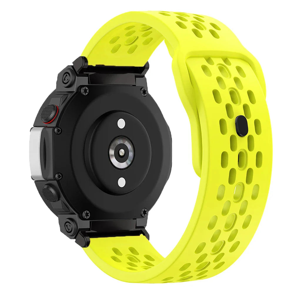 Soft Breathable Silicone Strap For Amazfit T-REX 3 2 Sports Bracelet Watchband For Xiaomi Huami Amazfit Watch T-REX Wrist Band
