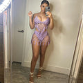 Adogirl Summer Beach  Crochet two piece swimsuit