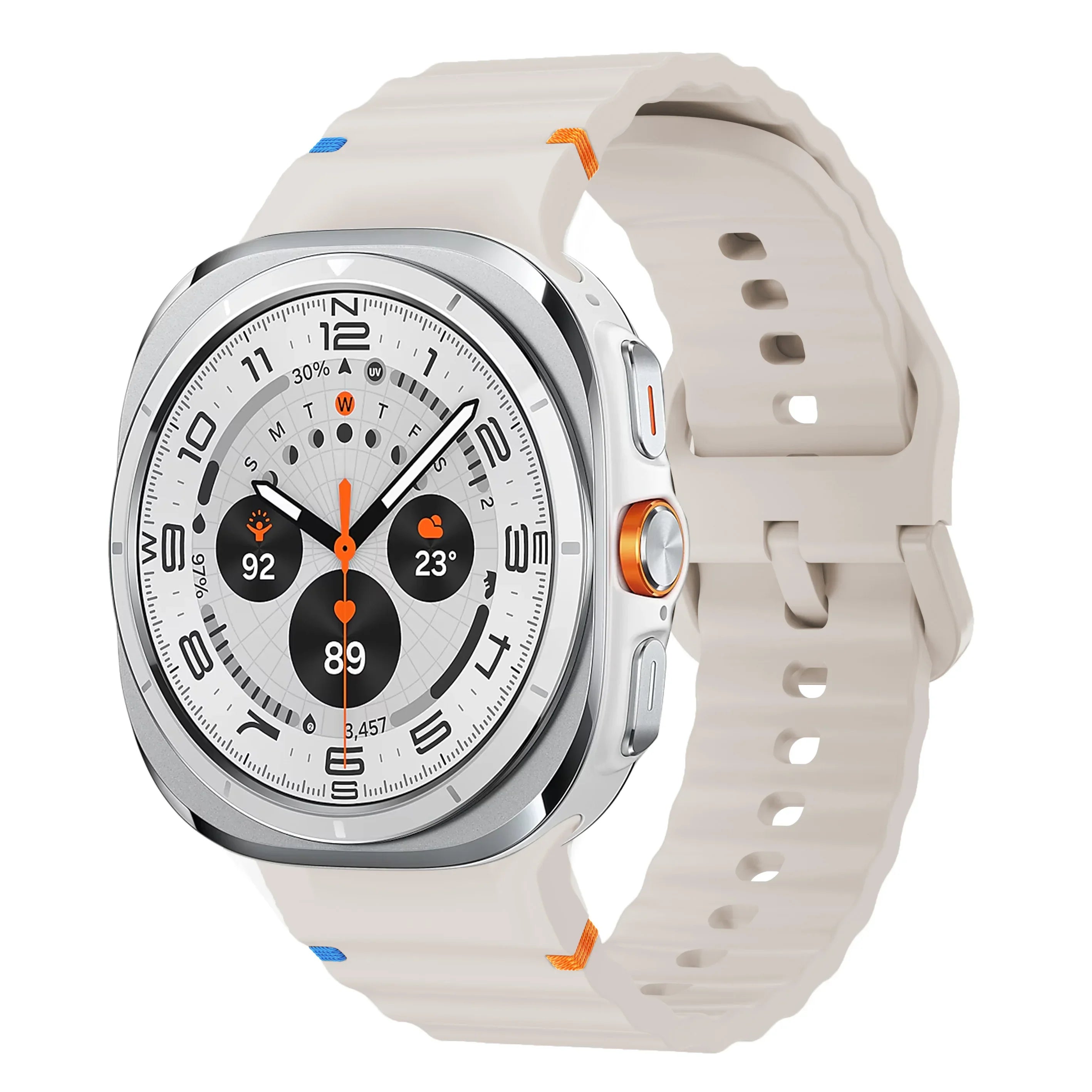 Original Strap for Samsung Galaxy Watch ultra strap 47mm Silicone Bracelet Galaxy Watch 5 pro/4/6 Classic/7 44mm 40mm 43 46 band