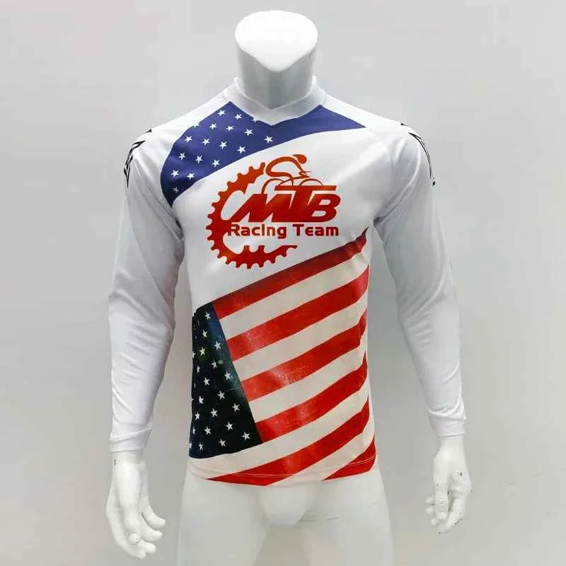 Men's MTB Motocross Jersey Motorcycle Mountain Bike Moto Wear BMX DH T Shirt Clothing Maillot Ciclismo Downhill Clothing