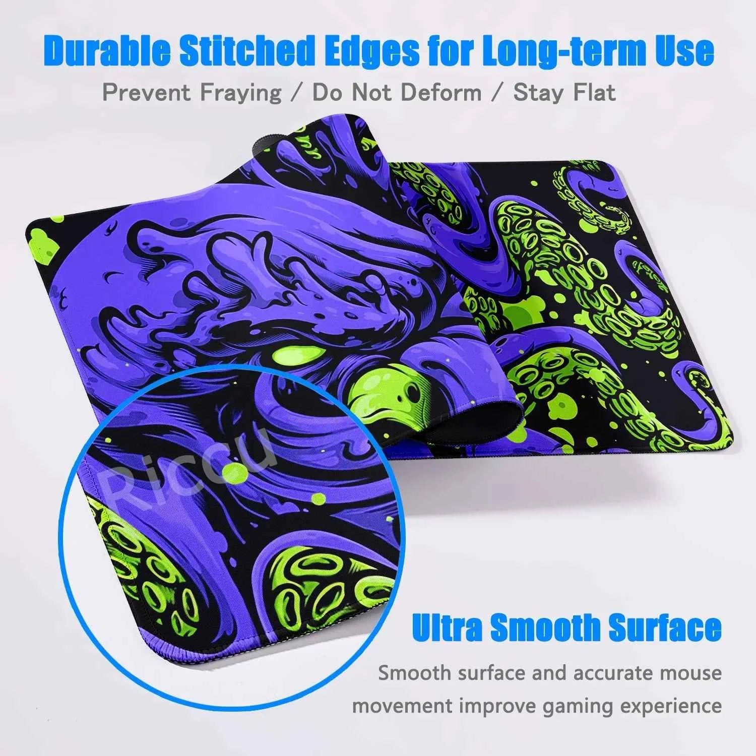Octopus Monster Mouse Pad Large Size Gamer Keyboard Desk Mats Computer Table Gaming Mat XXL Extended Mausepad Office Accessories