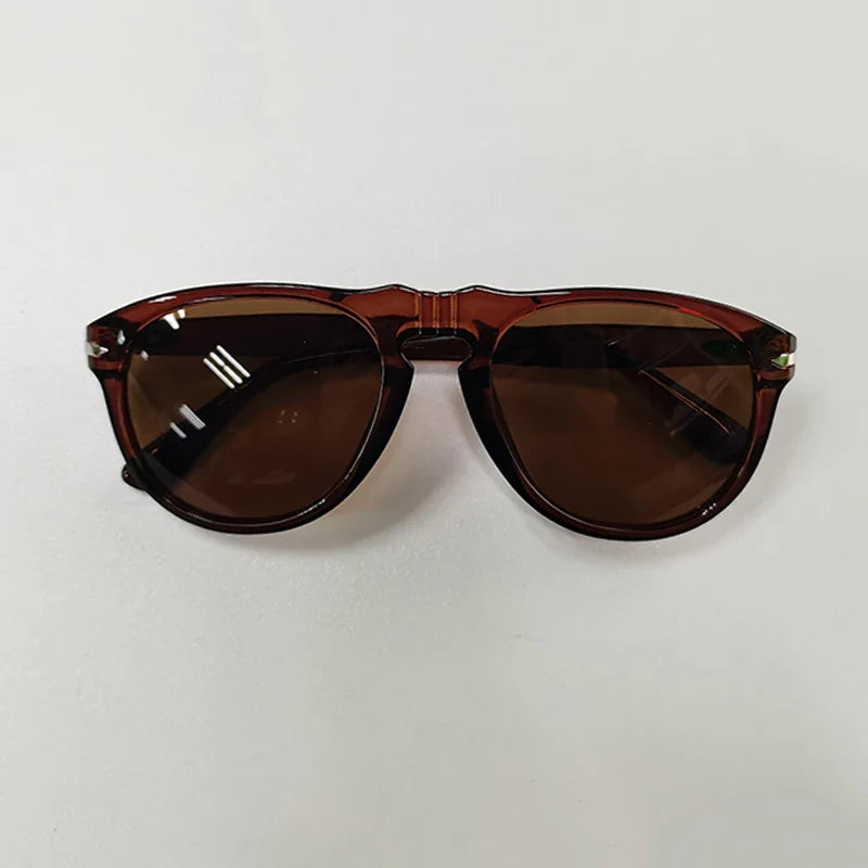 TAC UV400 Polarized Pilot Sunglasses Vintage Brand Design Men Women Luxury Glasses Mirror Sports Gafas De Sol with Metal Hinge