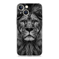 Luxury Transparent Phone Case For iPhone 15 14 13 12 11 Pro Max XS X XR 7 8 Plus Clear Cover Black Cheetah Tiger Lion Animals
