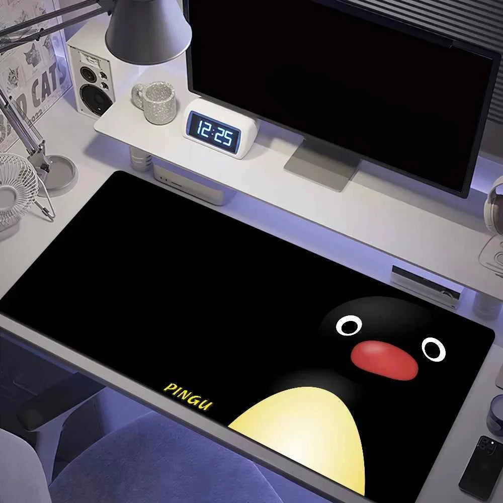 Mousepads Penguin Pingu Mat Non-slip Lockedge Office Student Gaming Thickened Large Writing Pad Cushion Mouse Pad