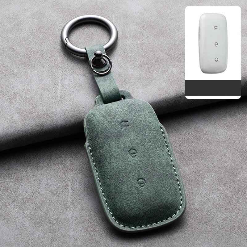 Suede Leather Key Holder for GeelyEX5/Geely Starray EM-i