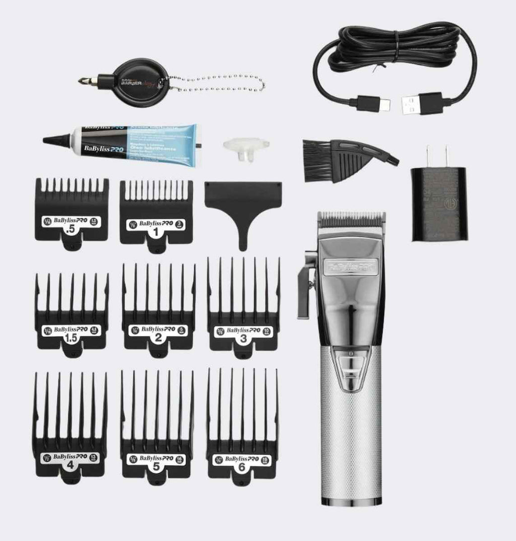 BaBylissPRO (New/Upgraded) SilverFX+ Cordless Clipper (FX870NS)