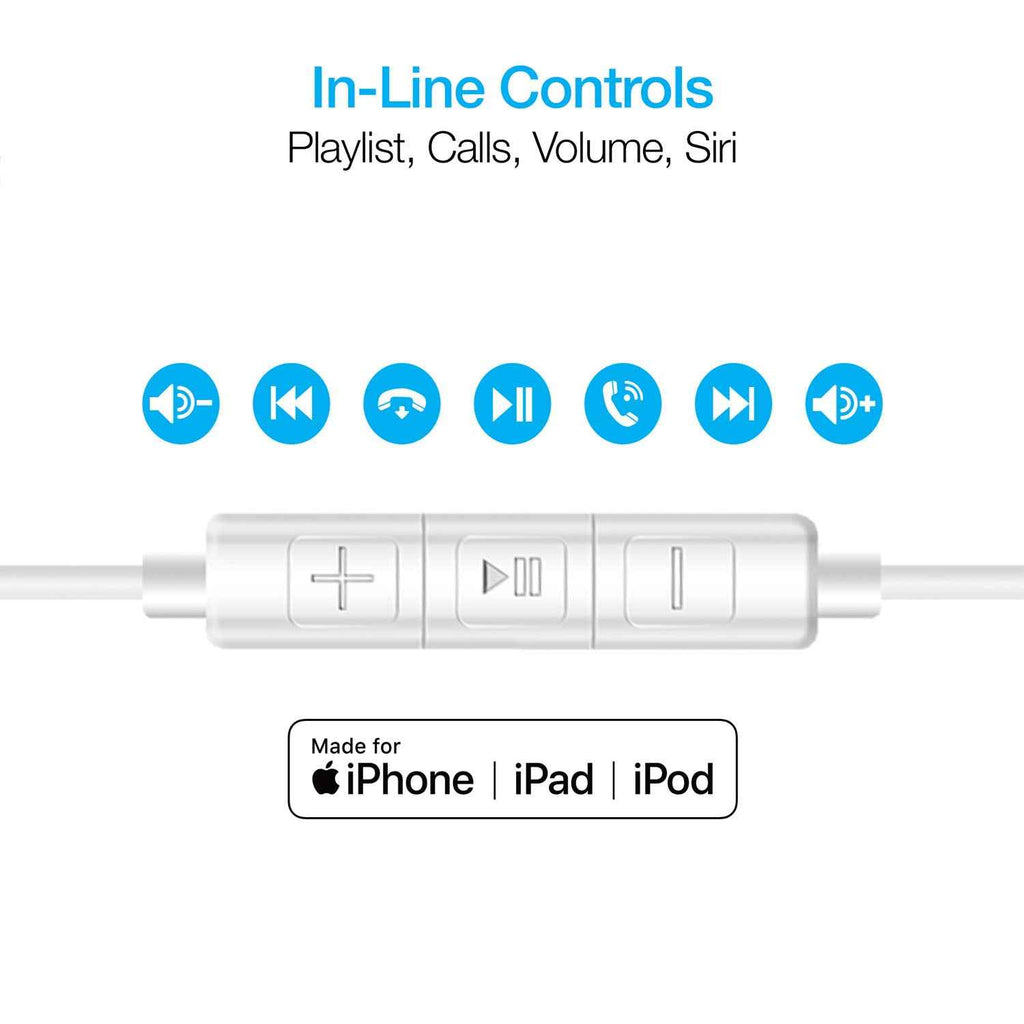 Naztech Platinum High Fidelity Lightning Earbuds