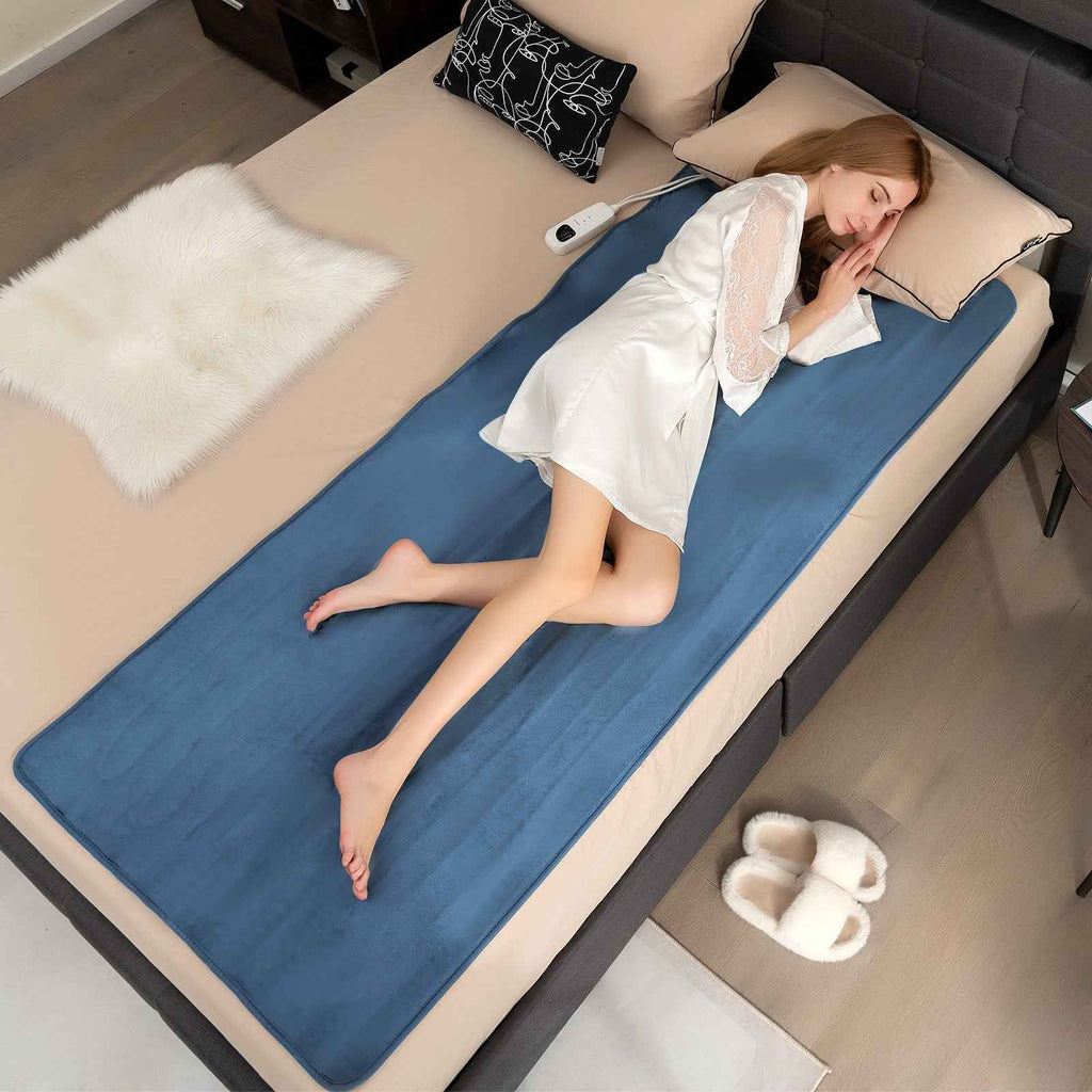 Electric Heated Mattress Pad with 5 Heating Levels & Overheat Protection