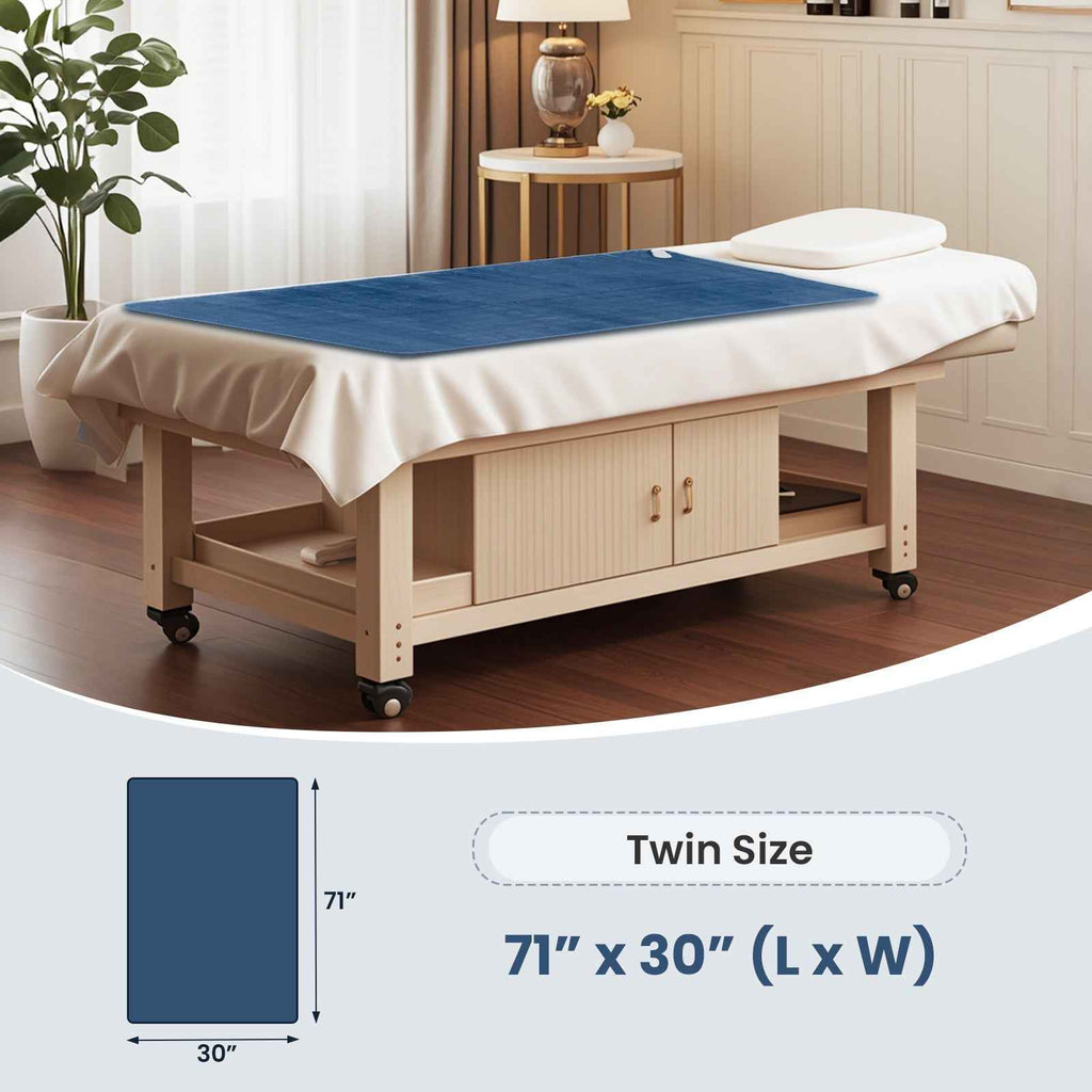 Electric Heated Mattress Pad with 5 Heating Levels & Overheat Protection