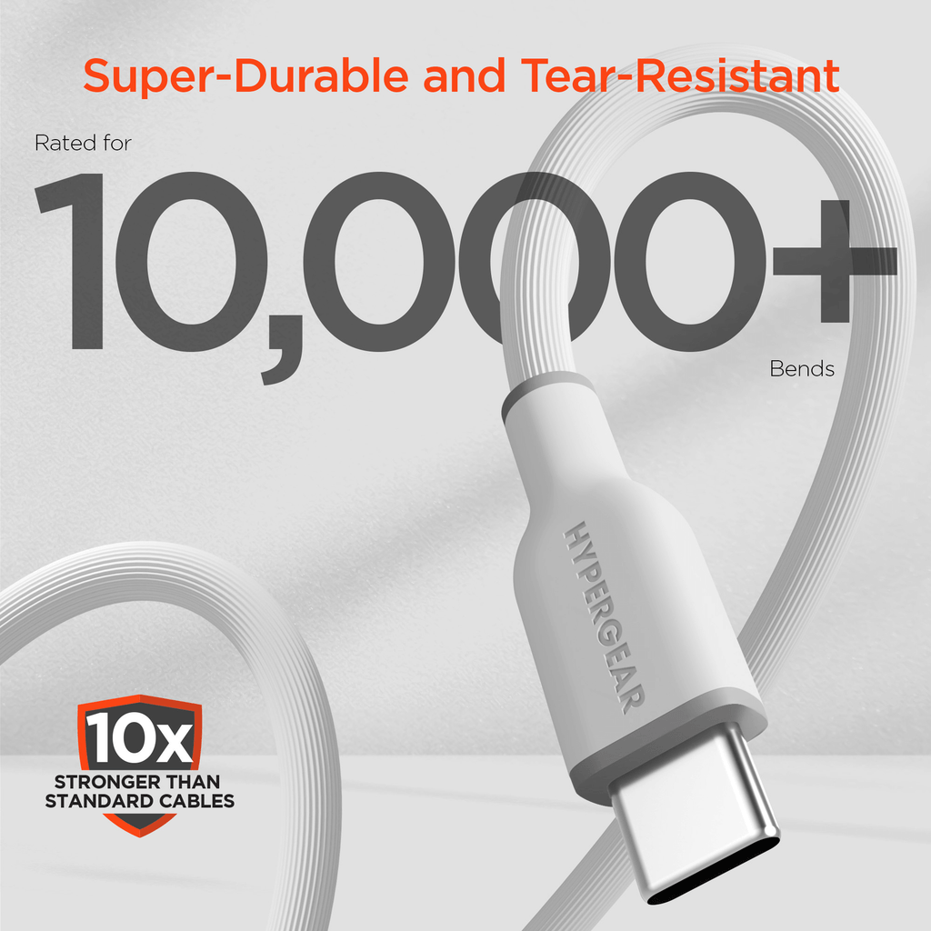 HyperGear Flexi PRO USB-C to USB-C Cable 4ft