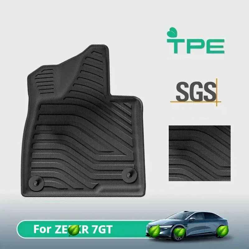 TPE All-Weather Floor Mats and Trunk Mat for ZEEKR 7GT