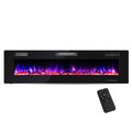 68-Inch Ultra-Thin Recessed Electric Fireplace