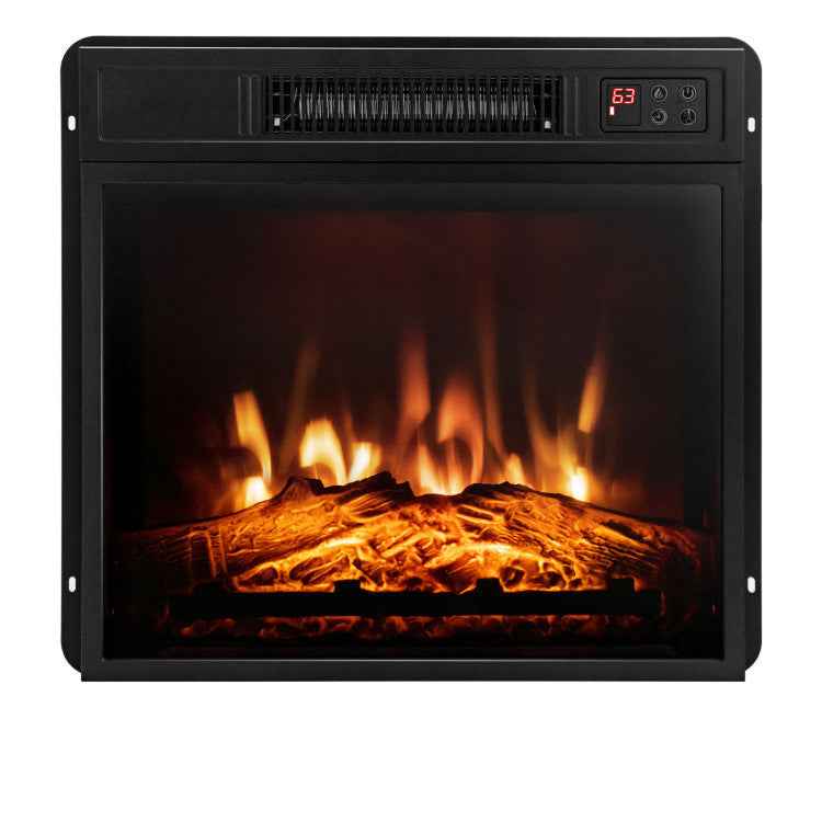 18/23-Inch Electric Fireplace Insert with Adjustable LED Flame