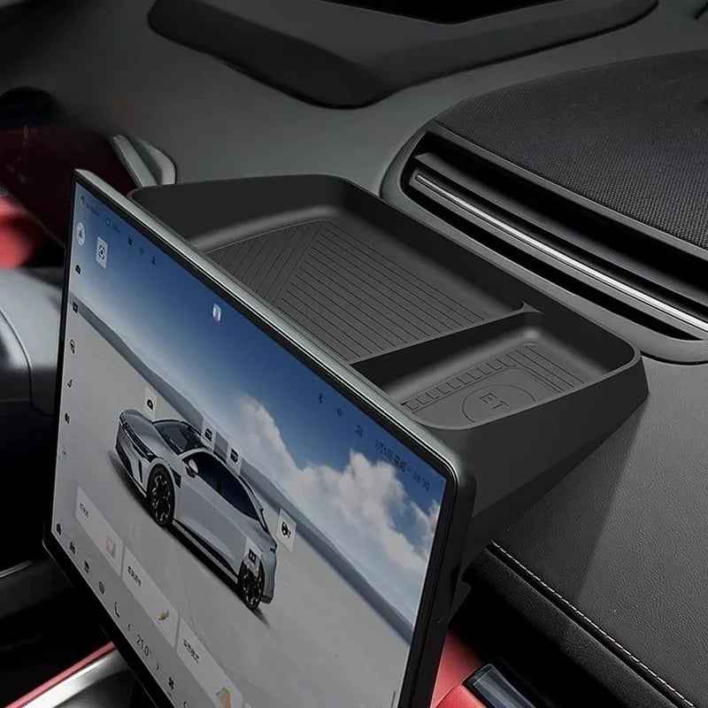 Center Console Organizer Tray and Behind Screen Storage Box for ZEEKR 7GT