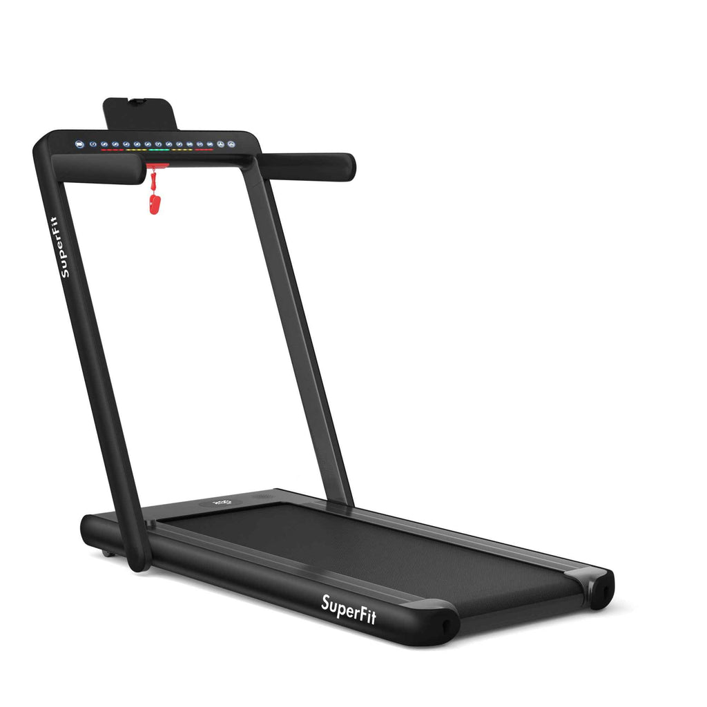 2-in-1 Electric Motorized Folding Treadmill – Walk & Run