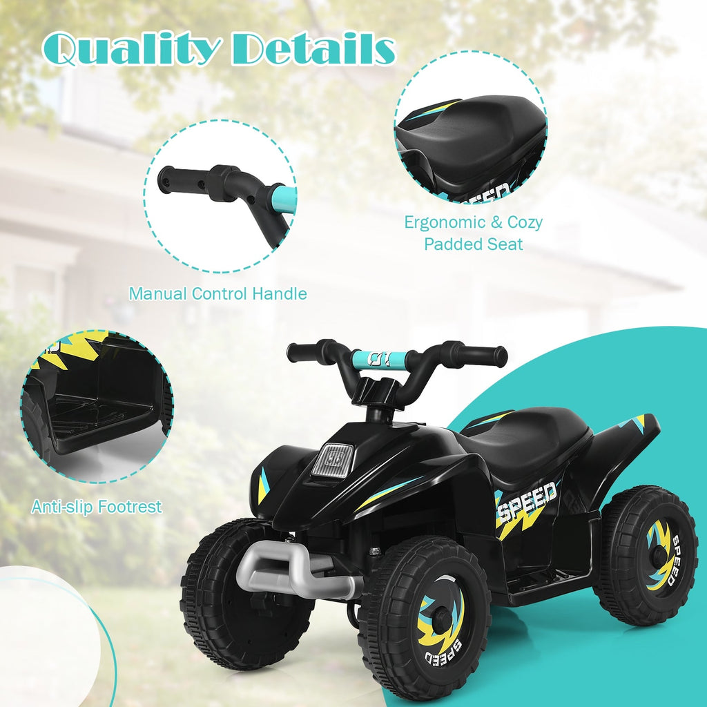 6V Kids Electric ATV 4-Wheel Ride-On Toy